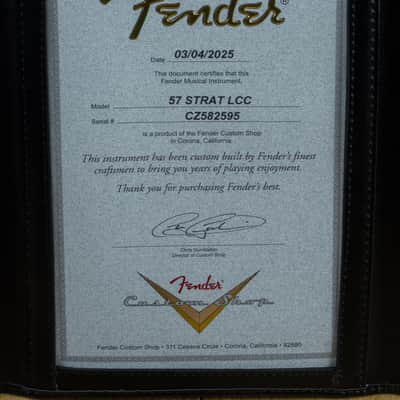 Fender Custom Shop Roasted 57 Strat Lush Closet Classic, Rosewood Neck CZ582595 image 7