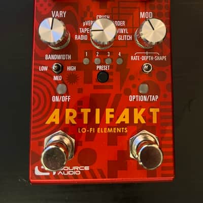 Source Audio Artifakt Lo-fi Elements 2024 - Present - Red image 1