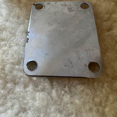 Fender 4 bolt neck plate 1966, 67 - Chrome image 2