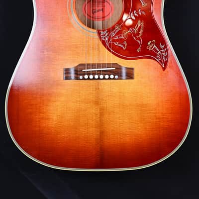 Gibson Custom Shop Historic 1960 Hummingbird with Fixed Bridge from 2021 in Heritage Cherry Sunburst with original case image 3
