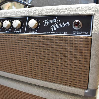 1962 Fender Bandmaster w/ 2x12 Cabinet Blond Pre-CBS image 3