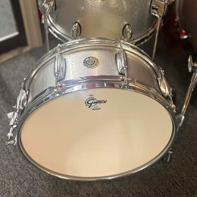 Gretsch Drums Catalina Maple 5 Piece Shell Pack with Snare Drum Silver Sparkle image 8