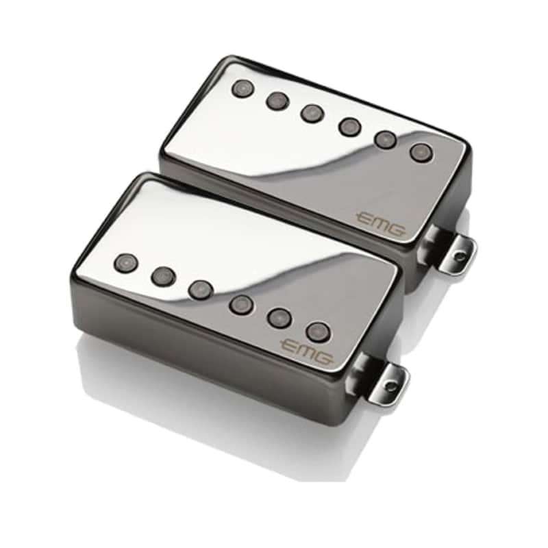 Mint EMG Pickups JH James Hetfield "Het" Signature Active Pickup Set Chrome image 1