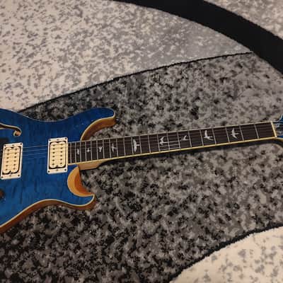 PRS SE Custom 22 Semi-Hollow Quilt - RARE image 1