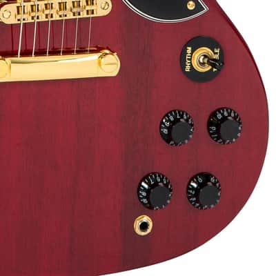 Vintage VS63CR ReIssued Cherry Red image 10