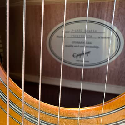 Epiphone J-45 Studio 2025 - Present - Vintage Sunburst image 12