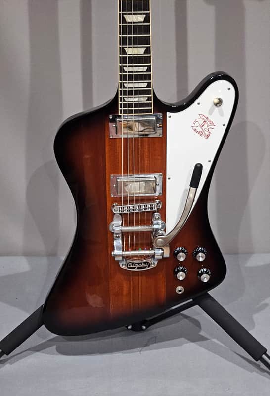 2013 Gibson USA Firebird V Sunburst w/ Bigsby, Vibramate & Gibson Hard Case