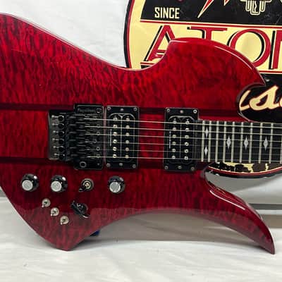 B.C. Rich Mockingbird ST Electric Guitar - Transparent Red image 2
