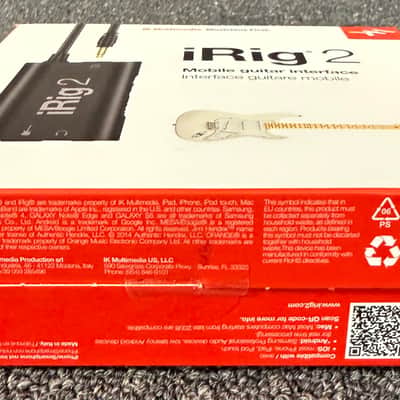 IK Multimedia iRig 2 Mobile Guitar Interface - Pre Owned image 2