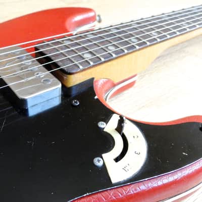 1964 Hofner 173 Vintage Electric Guitar Red Croc Selmer Super 3 w/ 510 Pickups image 13