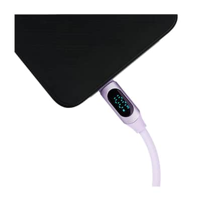 myVolts Step Up USB-C Power Delivery Cable (Purple) image 3