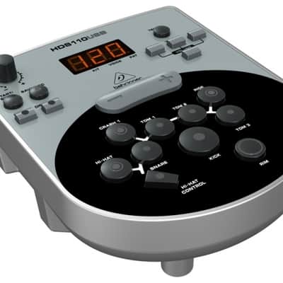 BEHRINGER XD8-USB BATTERIA ELETTRONICA 8 PEZZI CON TRIGGER RULLANTE DUAL ZONE + MODULO SONORO MIDI E USB image 3