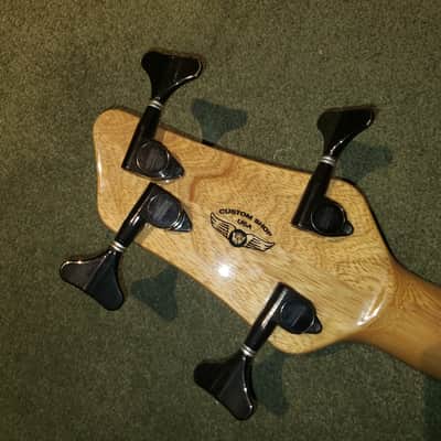 Washburn USA CS V Bass 90s - Gloss Korina image 3