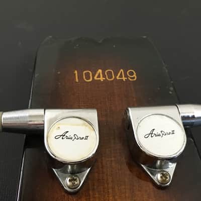 Aria Pro II CSB-450 Cardinal Series Bass Medium Scale early 80s Thru-neck Brown image 21