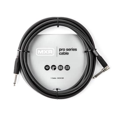 Pro Series Instrument Cable, Straight to Right Angle 10ft