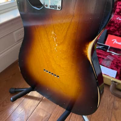 2019 Fender Custom Shop Esquire Telecaster ‘56 NAMM Relic Limited - Wide Fade 2 Color Sunburst image 12