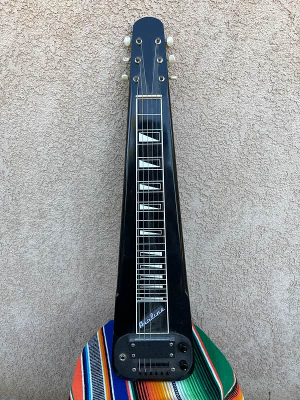Airline / Valco Lap Steel Guitar 1960s - Black image 1