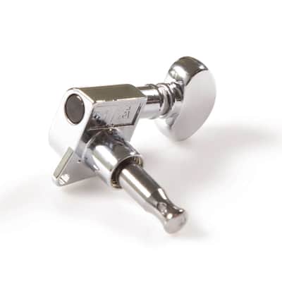 Genuine Grover 305C Mid-size Rotomatic 18:1 3x3 tuners, Chrome image 2