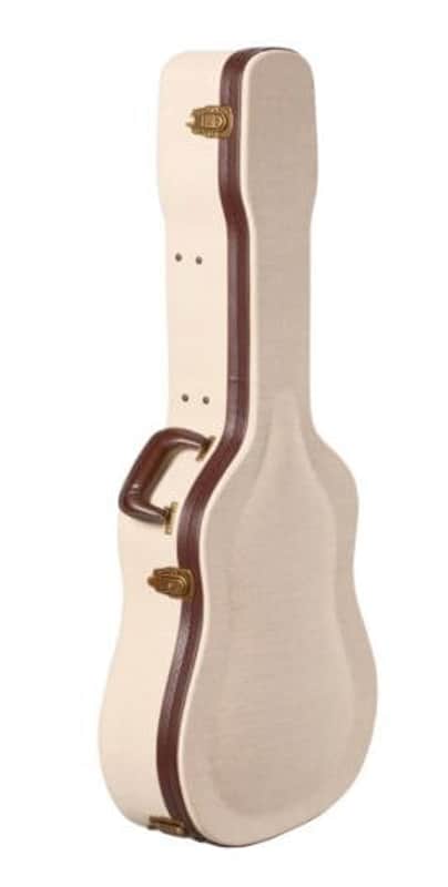 Gator GW-JM-DREAD Dreadnaught Acoustic Deluxe Wood Case - Journeyman Burlap Exterior image 1