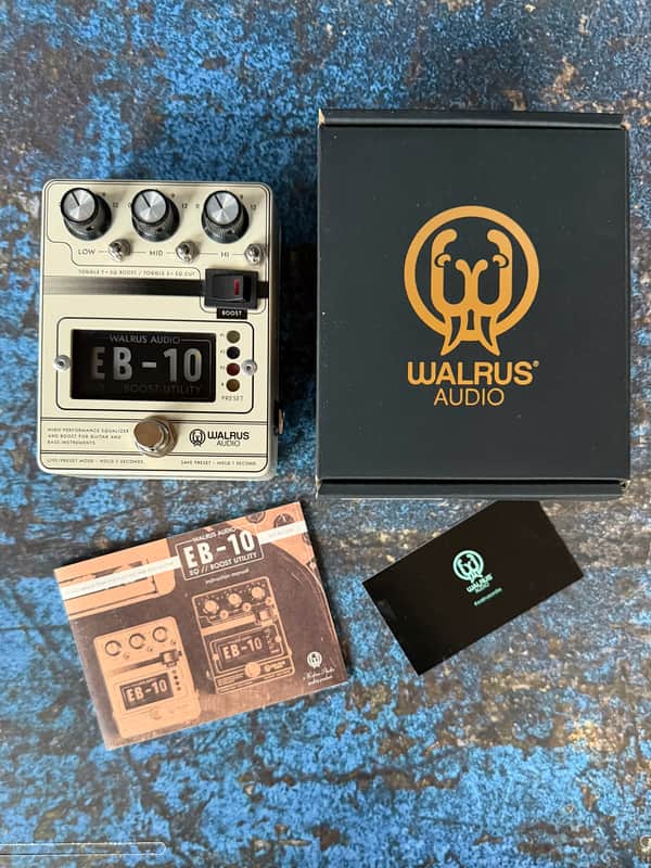 Immagine Walrus Audio EB-10 Preamp/EQ/Boost 2020 - Cream - 1