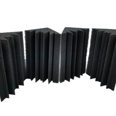 12-Pack 10" x 5" x 5" Acoustic Foam Bass Traps, Corner Sound Absorption Panels for Studio & Room Acoustic Treatment image 6