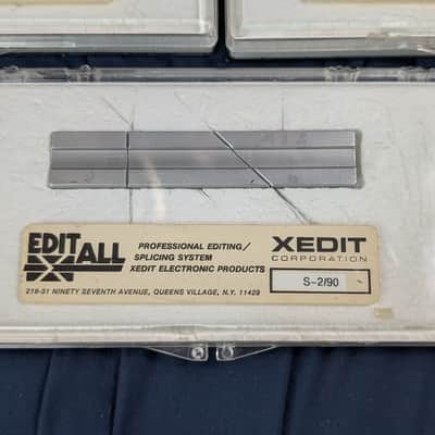 EDITALL X-Edit S-2/90 1/4" Reel To Reel Tape Splicing Blocks 1970 image 3
