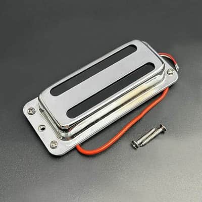 Chrome Electric Guitar Neck and Bridge Humbucker Pickups Set image 2