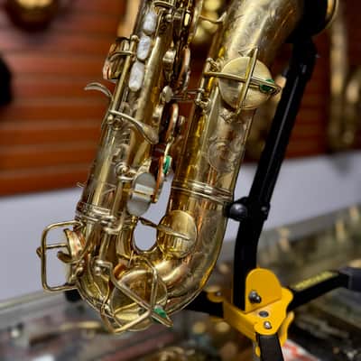 Conn Virtuoso New Wonder 8m C Melody Saxophone Pearls Gold Plate FRESH OVERHAUL! image 15