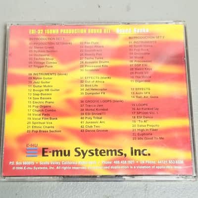 E-MU Systems ESI-32 - 150MB Production Soundset - Volume 12 Sampler CD Rom image 2
