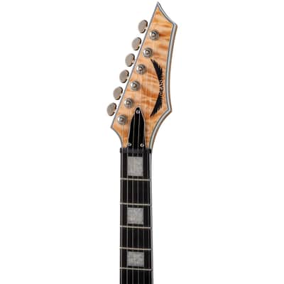 Dean Exile Select 6 String Quilt Top, Satin Natural, EXILE QM SN image 11