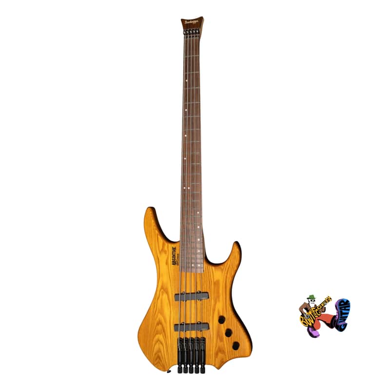 BootLegger Guitar Absinthe 5 String Bass 2025 - Gloss - EMG Active image 1