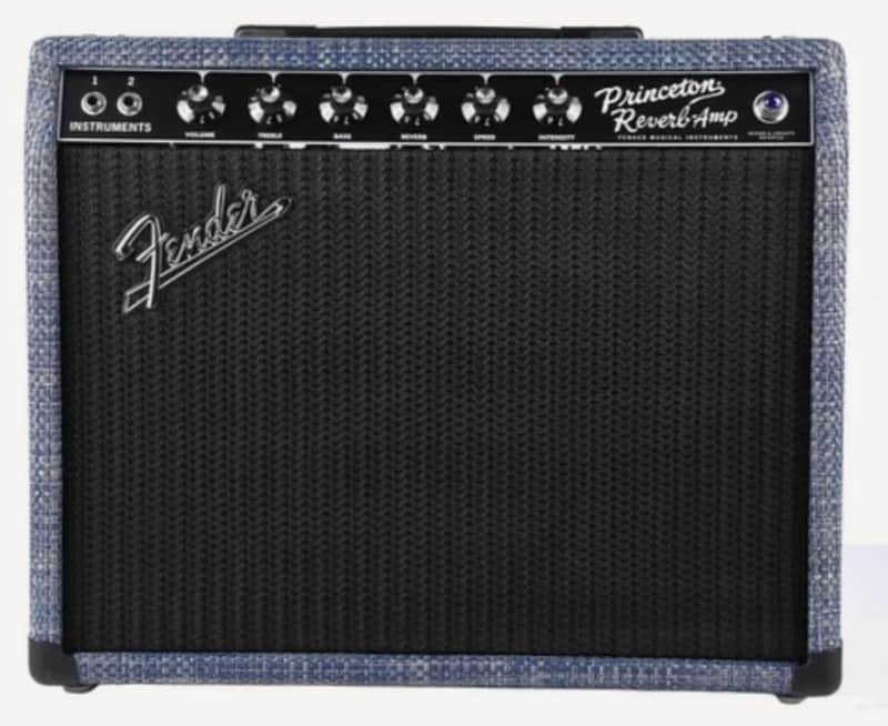 Fender '65 Princeton Reverb Reissue "Chilewich Denim" FSR Limited Edition 12-Watt 1x12" Guitar Combo 2020 - Chilewich Denim image 1
