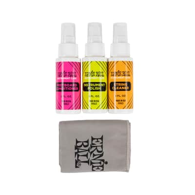 Ernie Ball Guitar Polish, Fretboard Conditioner & String Cleaner Kit with Microfiber Cloth image 2