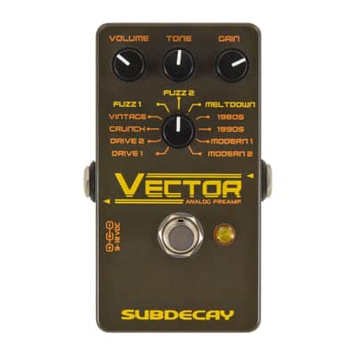 Subdecay Vector Analog Preamp Pedal [DEMO]