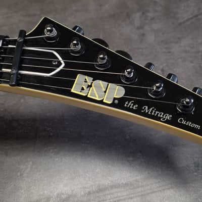 ESP The Mirage Custom Shop HSS Jackson Soloist Lawsuit Headstock USA Seymour Duncan Pickups Synclear Sinclair Floyd Rose FR Super Strat MIJ MJ Japan Vintage 80s Guitar image 1