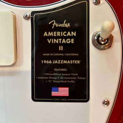 Fender  American Vintage II ‘66  Jazzmaster  Dakota Red #V2319836 8lbs. 1 oz image 17