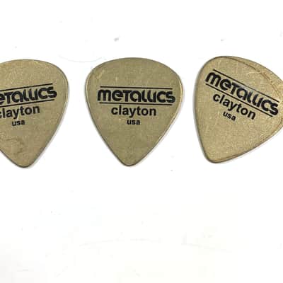 Clayton Guitar Picks Metallics Brass 3-Pack