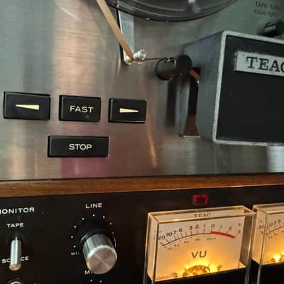 TEAC A-4010SL Stereo Reel to Reel Tape Recorder Tested Record/Play image 4