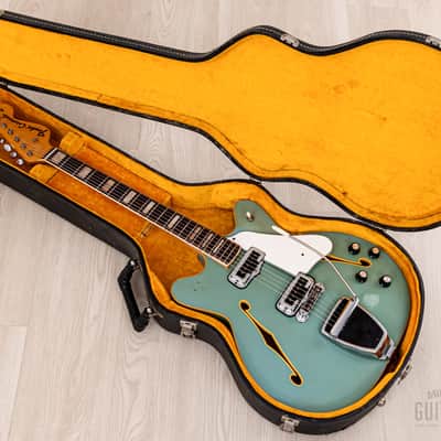 1971 Fender Coronado II Vintage Hollowbody Guitar Sonic Blue w/ Case image 21