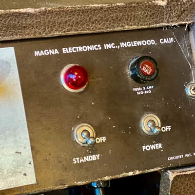 1957 Magnatone Custom 260 Vibrato 2x12 Tonemaster 35WATT image 9