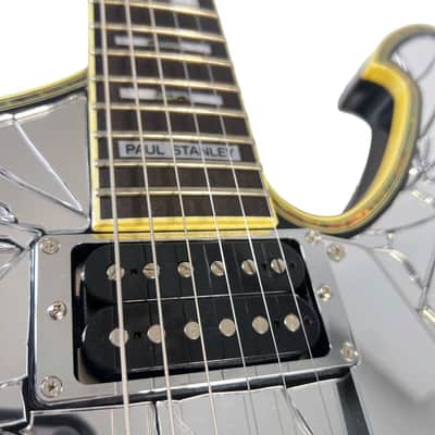 2017 Ibanez PS1CM Paul Stanley Signature Cracked Mirror Iceman image 9