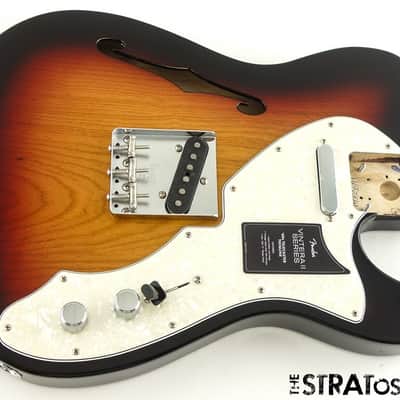 Fender Vintera II 60s Telecaster Thinline Tele LOADED BODY, Ash 3TS Sunburst image 1