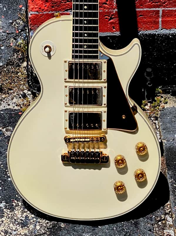 Gibson Les Paul Aldo Nova 1986 Custom Shop Polaris White 1 of 25 produced image 1