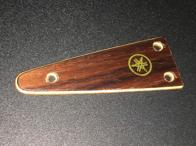 Vintage Yamaha Acoustic Guitar Truss Rod Cover Natural Wood image 1