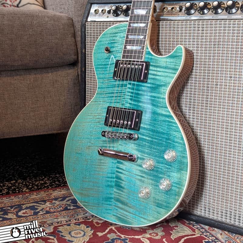 Gibson Les Paul Modern Figured 2024 – Seafoam Green – Original Hardshell Case – Used Excellent