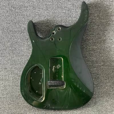 Green Flamed Tiger Maple Top Guitar Basswood Body image 5