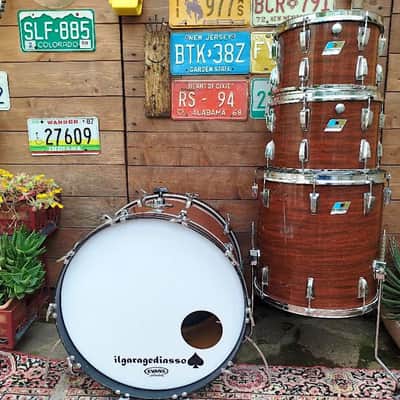 LUDWIG Big Beat 1976 Mahogany Cortex. Vintage. image 12