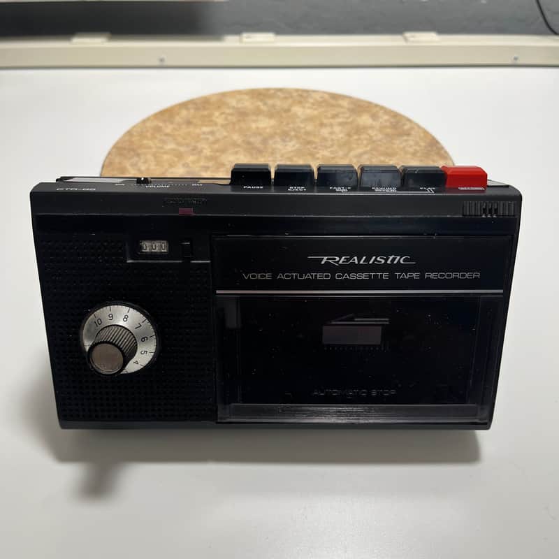 Speed Modified Realistic Cassette Recorder Player Circuit Bent Lofi Vintage includes free Tape Loop image 1