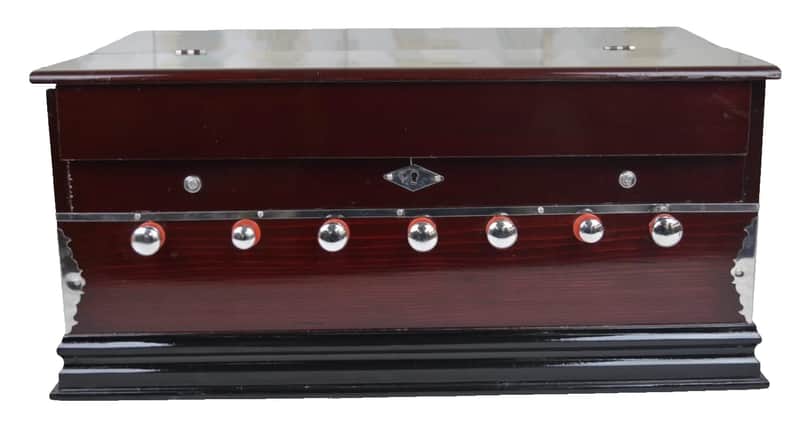 Handmade Harmonium 7 Stopper Bellow 39 Key 440Hz Long Sustain Sound Laying image 1