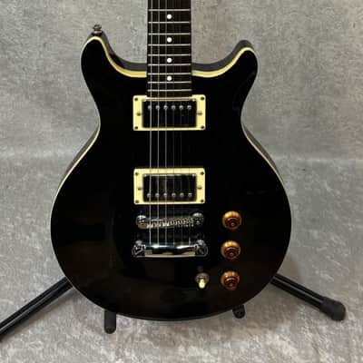 Hamer DC double cutaway electric guitar transparent black (made in Korea) image 3